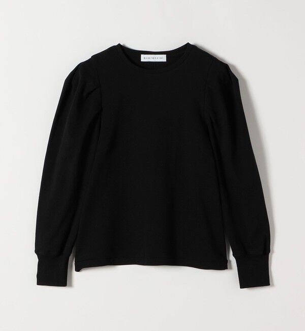 quaranciel「quaranciel:〈洗濯機可能〉パワーショルダー クルーネック プルオーバー」|Tシャツ・カットソー|