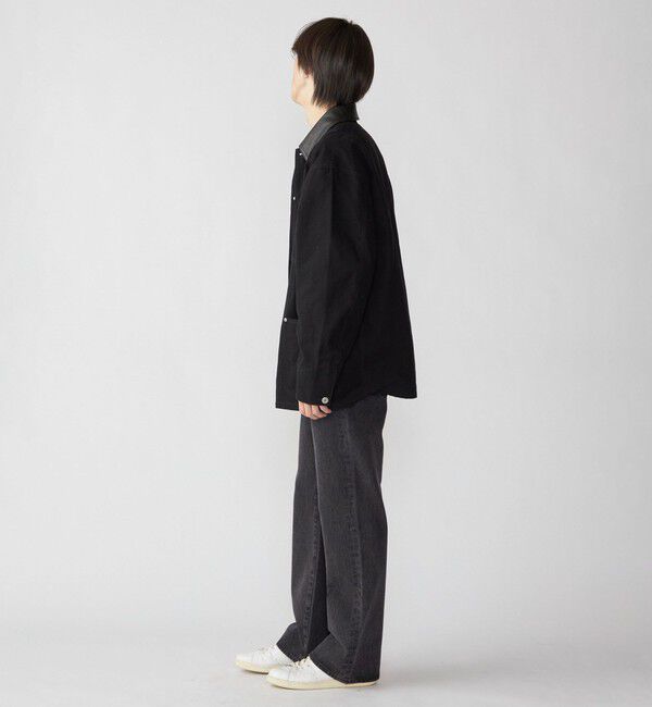 SHIPS「City Ambient Products: オーバーサイズ カバーオール ワーク ジャケット」|ブルゾン・スタジャン|