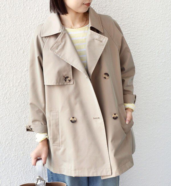 SHIPS Colors 「SHIPS Colors:キルティング ライナー ショート トレンチ◇」|トレンチコート|