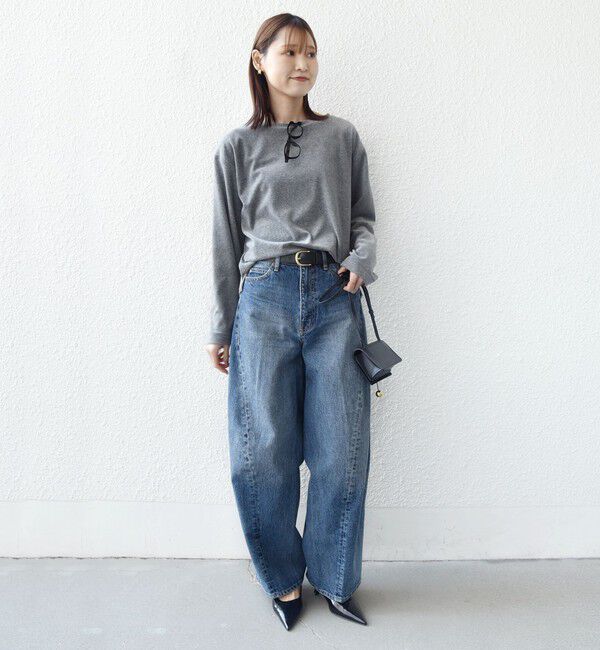 SHIPS for women「〈手洗い可能〉コットン ベロア ボートネック ロング スリーブ プルオーバー」|Tシャツ・カットソー|