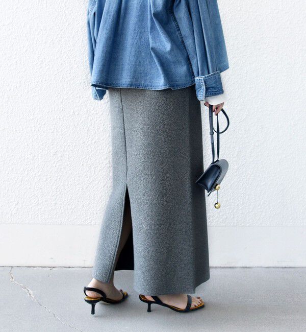 SHIPS for women「〈手洗い可能〉ダブル フェイス 前後 2WAY スカート」|スカート|