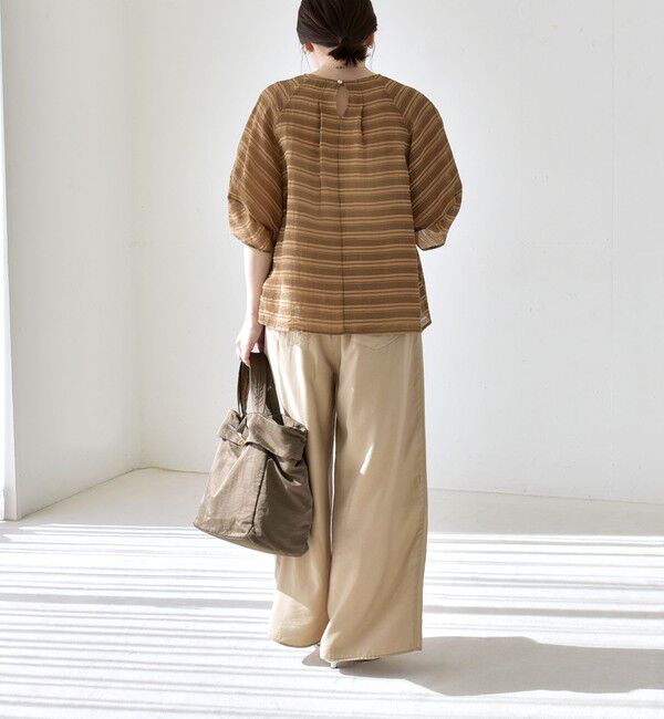 quaranciel「quaranciel:〈洗濯機可能〉タック ワイド イージー パンツ」|その他|