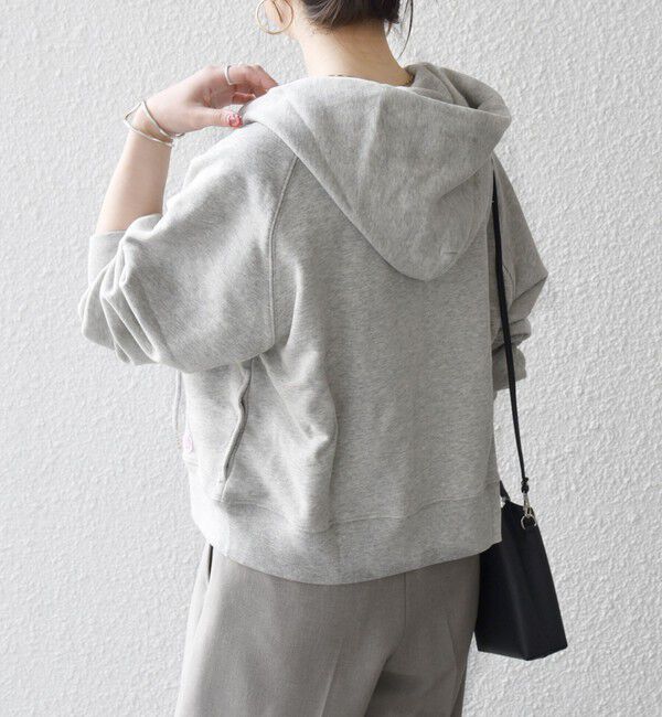 SHIPS any「SHIPS any:〈洗濯機可能〉USAコットン 裏毛 ジップ コンパクト パーカー」|パーカー|