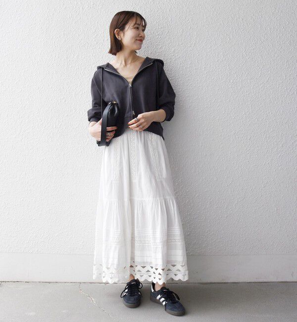 SHIPS any「SHIPS any:〈洗濯機可能〉USAコットン 裏毛 ジップ コンパクト パーカー」|パーカー|