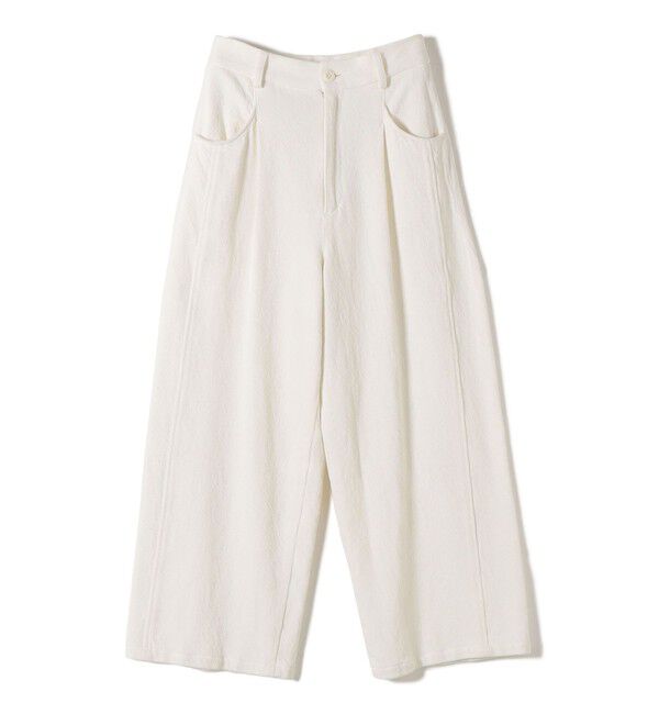 SHIPS for women「〈手洗い可能〉ルーズ デニム ポケット デザイン パンツ」|デニム|