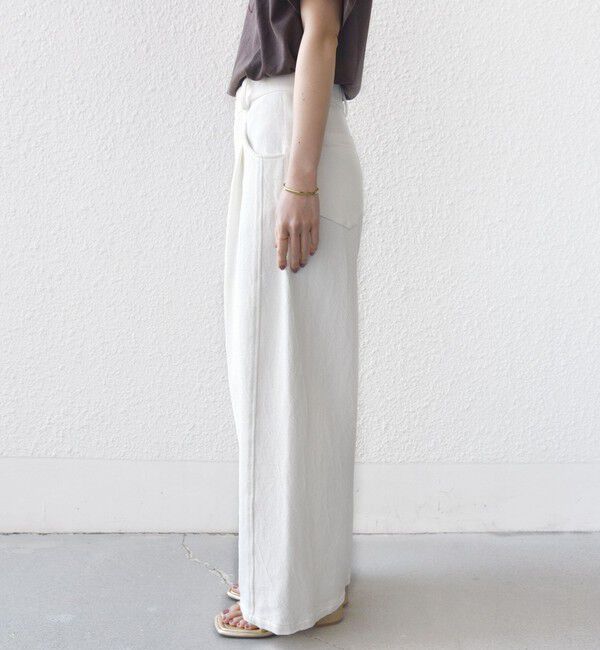 SHIPS for women「〈手洗い可能〉ルーズ デニム ポケット デザイン パンツ」|デニム|