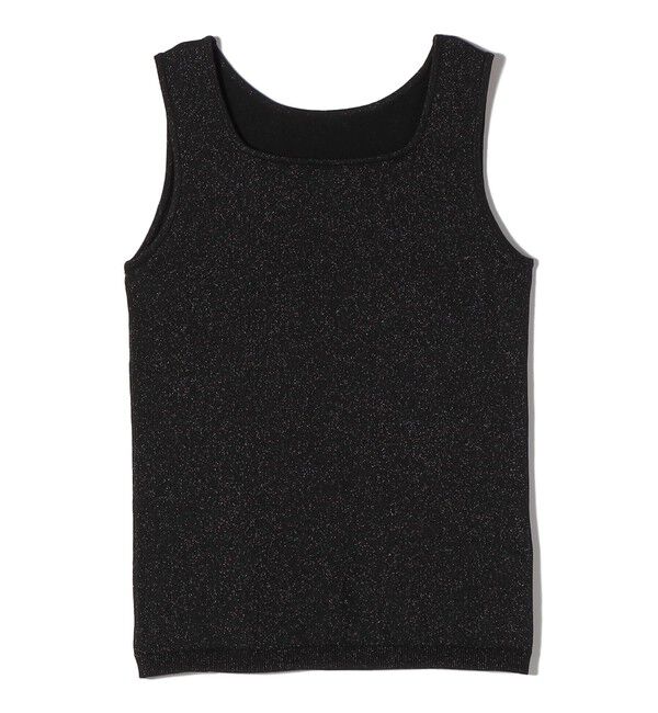 SHIPS for women「〈手洗い可能〉ラメ 2WAY ノースリーブ プルオーバー」|タンクトップ|
