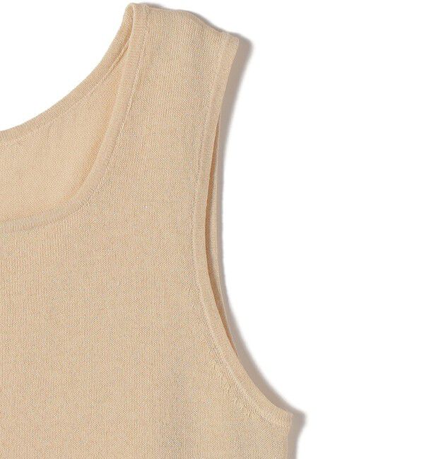 SHIPS for women「〈手洗い可能〉ラメ 2WAY ノースリーブ プルオーバー」|タンクトップ|