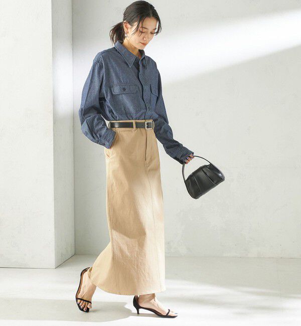 SHIPS for women「NINE CASE:〈洗濯機可能〉シャンブレー シャツ」|シャツ・ブラウス|