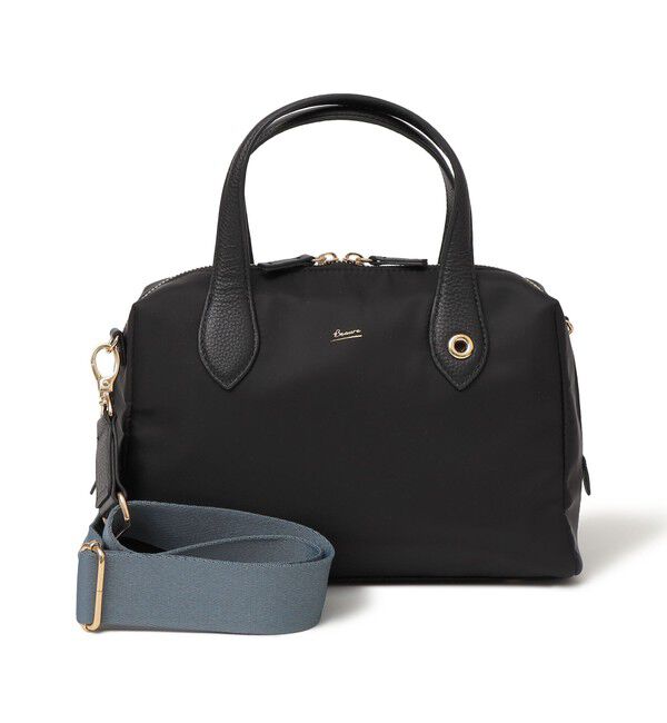 SHIPS for women「BEAURE: ナイロン スクエア テープ ボストン」|ボストンバッグ|