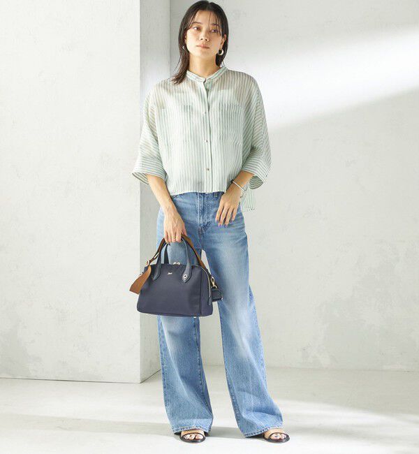 SHIPS for women「BEAURE: ナイロン スクエア テープ ボストン」|ボストンバッグ|