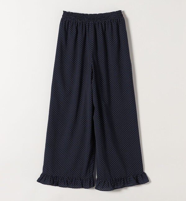 SHIPS any「SHIPS any:〈洗濯機可能〉ドット フリル ワイド イージー パンツ」|その他|