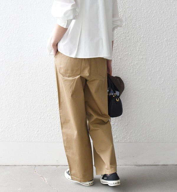 SHIPS any「《一部追加予約》SHIPS any:〈洗濯機可能〉チノ ハイウエスト セミワイド パンツ」|チノ|