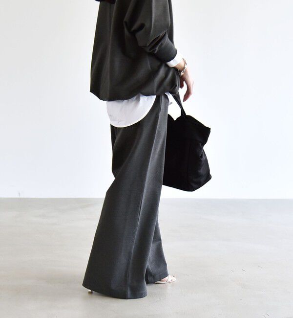 quaranciel「quaranciel:〈洗濯機可能〉ライト ポンチ ロゴ刺繍 スウェット パンツ」|その他|