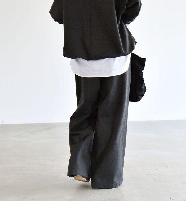 quaranciel「quaranciel:〈洗濯機可能〉ライト ポンチ ロゴ刺繍 スウェット パンツ」|その他|