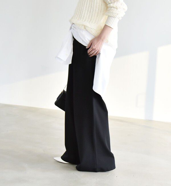 quaranciel「quaranciel:〈洗濯機可能〉ライト ポンチ ロゴ刺繍 スウェット パンツ」|その他|