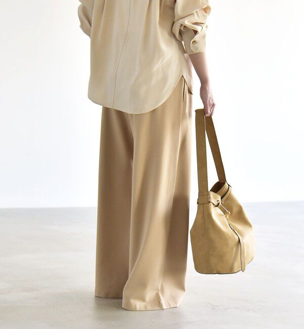 quaranciel「quaranciel:〈洗濯機可能〉ライト ポンチ ロゴ刺繍 スウェット パンツ」|その他|