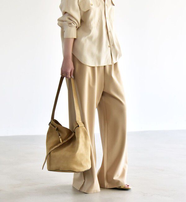 quaranciel「quaranciel:〈洗濯機可能〉ライト ポンチ ロゴ刺繍 スウェット パンツ」|その他|