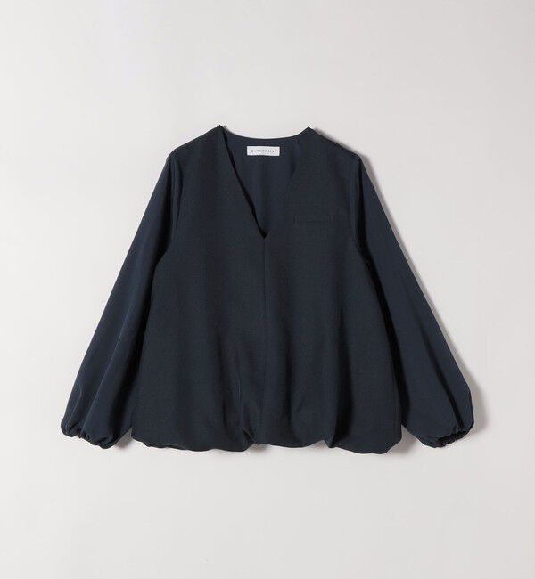 quaranciel「quaranciel:〈洗濯機可能〉Vネック ブラウス & Iライン スカート セットアップ」|ワンピース|