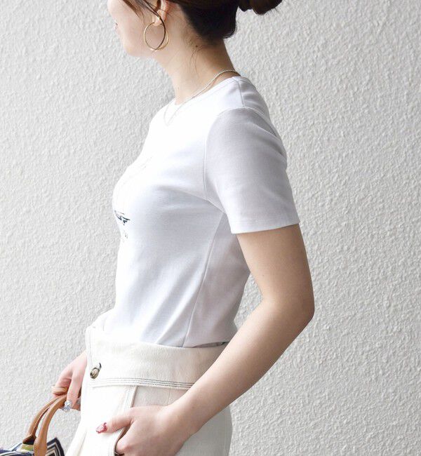 SHIPS any「【SHIPS any別注】PETIT BATEAU: ロゴ プリント コンパクト TEE 26SS」|Tシャツ・カットソー|