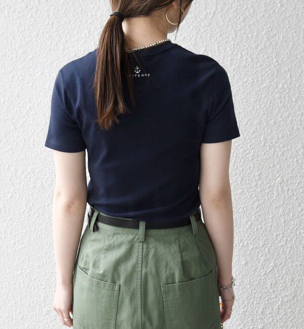 SHIPS any「【SHIPS any別注】PETIT BATEAU: ロゴ プリント コンパクト TEE 26SS」|Tシャツ・カットソー|