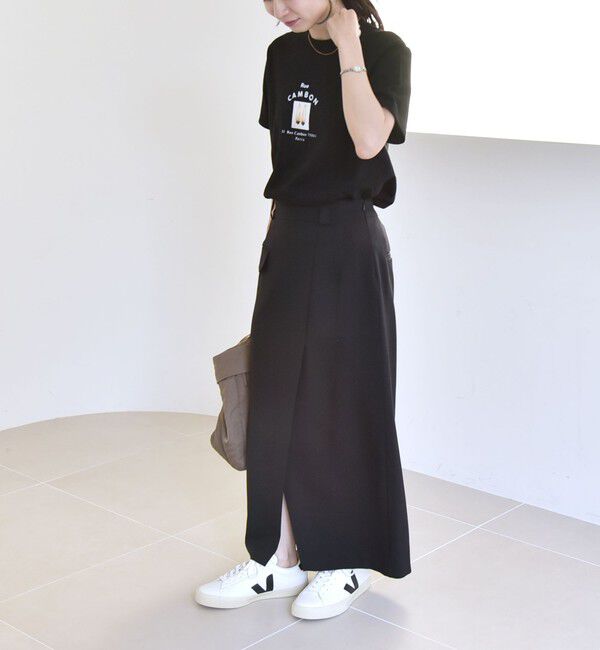 quaranciel「ANGE IN DISGUISE:〈手洗い可能〉コットン フォト & ロゴ TEE 26SS」|Tシャツ・カットソー|