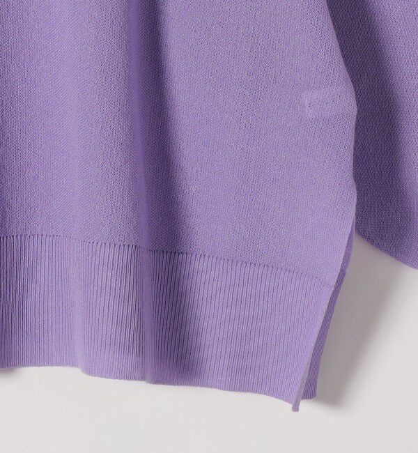 quaranciel「quaranciel:〈手洗い可能〉シアー 2way Vネック ドルマン ニット プルオーバー」|ニット・セーター|