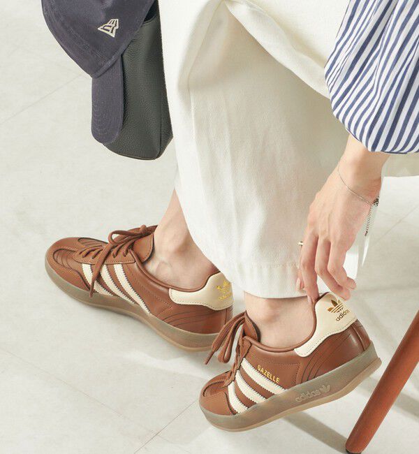 SHIPS for women「【SHIPS EXCLUSIVE】adidas Originals:GAZELLE INDOOR LEATHER」|スニーカー|ブラウン