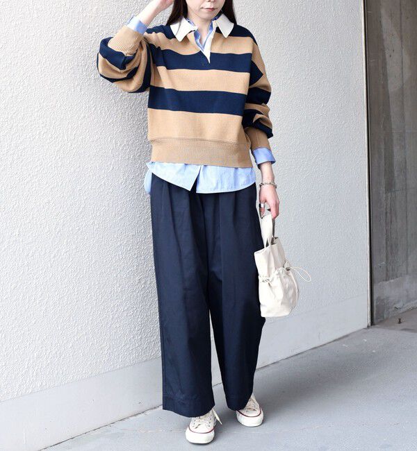 SHIPS Colors 「SHIPS Colors:〈手洗い可能〉TC チノ イージー パンツ」|チノ|