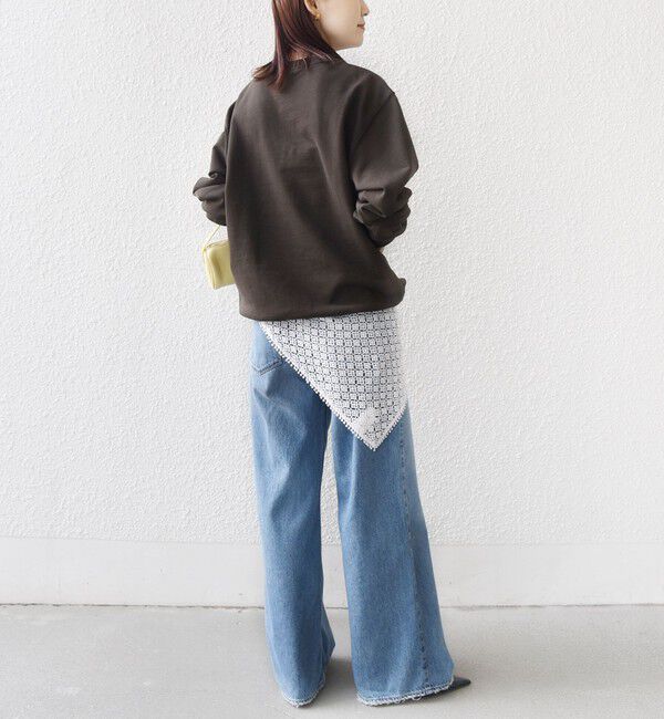 SHIPS for women「【WEB限定】SHIPS ラウンド ロゴ 刺繍 スウェット」|スウェット・ジャージ|