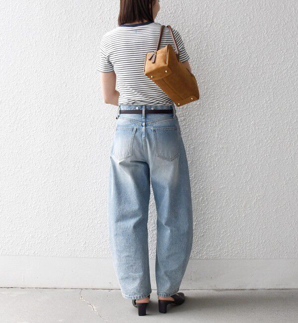 SHIPS any「【SHIPS any別注】PETIT BATEAU: ロゴ プリント コンパクト ボーダー TEE 26SS」|Tシャツ・カットソー|