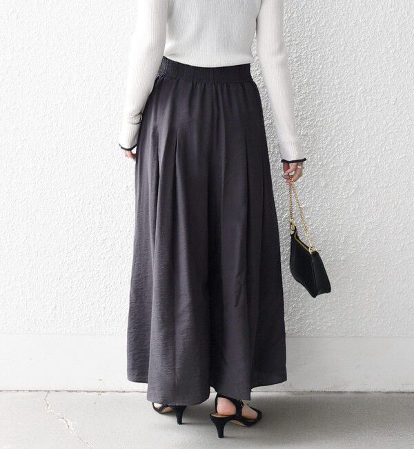 SHIPS any「SHIPS any:〈手洗い可能〉ギャザー ガウチョ イージー パンツ」|その他|