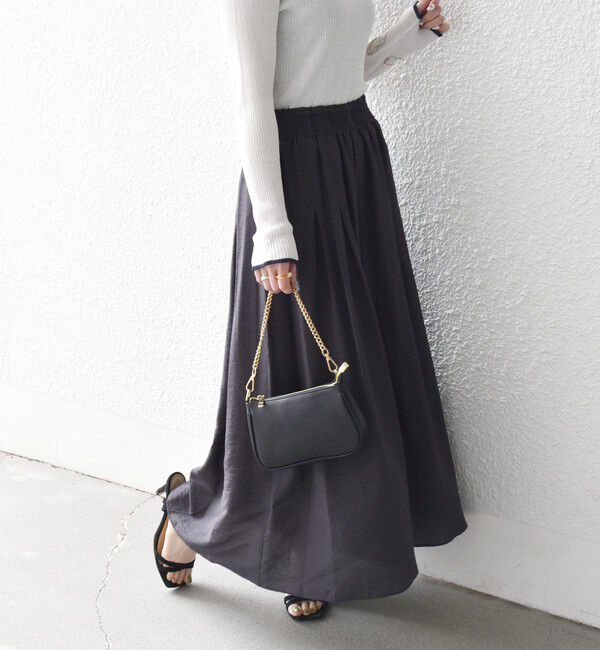 SHIPS any「SHIPS any:〈手洗い可能〉ギャザー ガウチョ イージー パンツ」|その他|