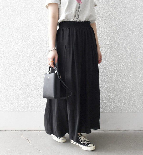 SHIPS any「SHIPS any:〈手洗い可能〉ギャザー ガウチョ イージー パンツ」|その他|