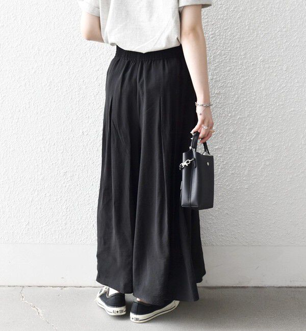 SHIPS any「SHIPS any:〈手洗い可能〉ギャザー ガウチョ イージー パンツ」|その他|