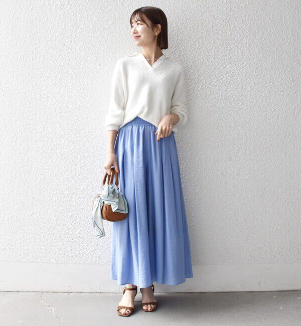 SHIPS any「SHIPS any:〈手洗い可能〉ギャザー ガウチョ イージー パンツ」|その他|