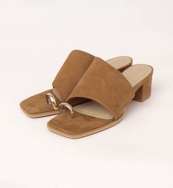 quaranciel「quaranciel: トゥリング メタル ヒール サンダル」|サンダル|