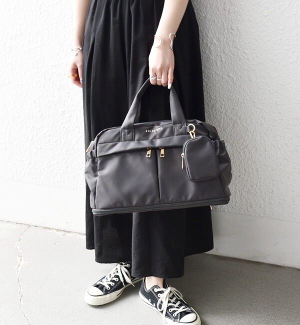 SHIPS any「《一部追加予約》SHIPS any: 10ポケット 2WAY アジャスタブル ボストン バッグ」|ボストンバッグ|