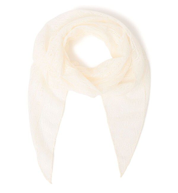 SHIPS Colors 「SHIPS Colors:〈手洗い可能〉レース 三角 ストール」|ストール|