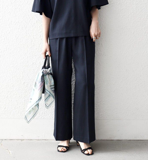 SHIPS any「SHIPS any:〈洗濯機可能〉リネン ライク ブラウス &times; イージー パンツ セットアップ」|その他|