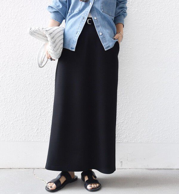 SHIPS for women「堀田茜&times;SHIPS:〈手洗い可能〉ベルト 付き ジョーゼット スカート」|スカート|