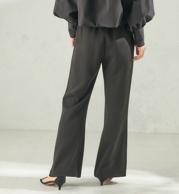 SHIPS for women「堀田茜&times;SHIPS:〈手洗い可能〉ダブルクロス ベルト 付き パンツ」|その他|