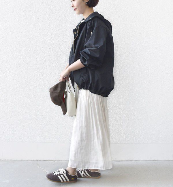 SHIPS for women「〈手洗い可能〉シアー メッシュ ギャザー スカート」|スカート|