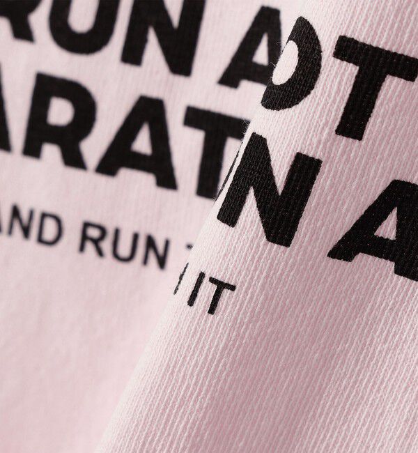 SHIPS any「《予約》【SHIPS any別注】THE KNiTS:〈洗濯機可能〉ラウンドヘム プリント ショート TEE」|Tシャツ・カットソー|