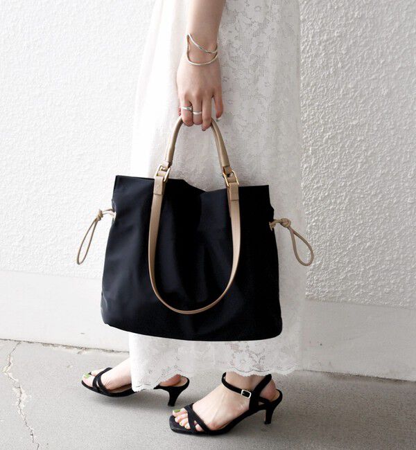 SHIPS any「SHIPS any: 2WAY バイカラー A4 ドロスト トート バッグ」|トートバッグ|