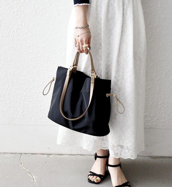 SHIPS any「SHIPS any: 2WAY バイカラー A4 ドロスト トート バッグ」|トートバッグ|