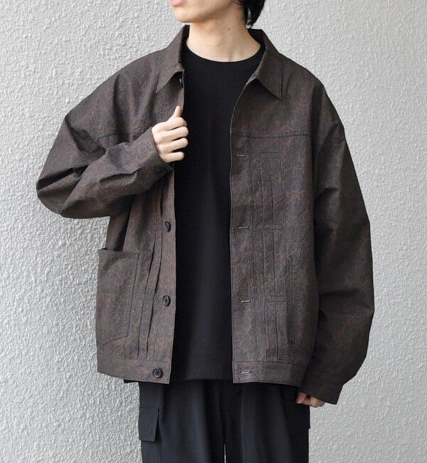 SHIPS any「SHIPS any:〈撥水/軽量/ストレッチ〉SOLOTEX(R) シアサッカー トラック ブルゾン 26SS(セットアップ対応)◇」|ブルゾン・スタジャン|