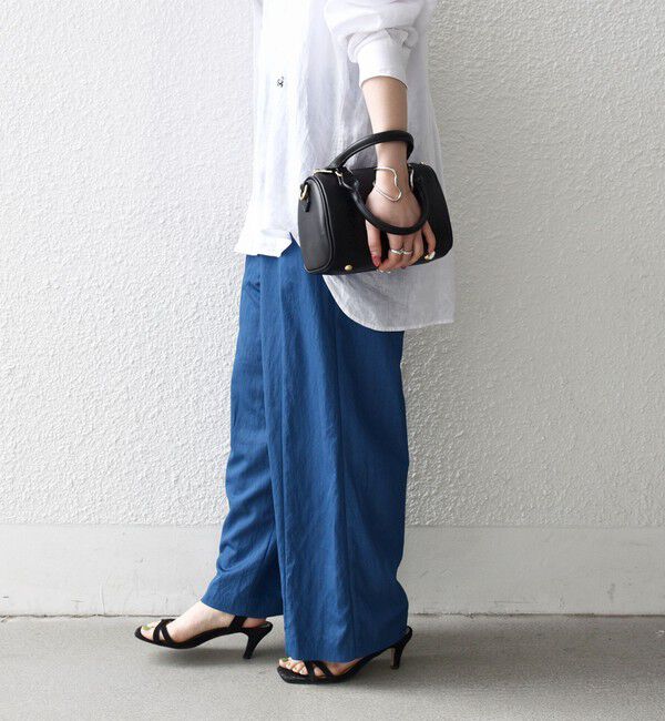 SHIPS any「《予約》SHIPS any:〈洗濯機可能〉ツイル センター シーム ワイド イージー パンツ」|その他|