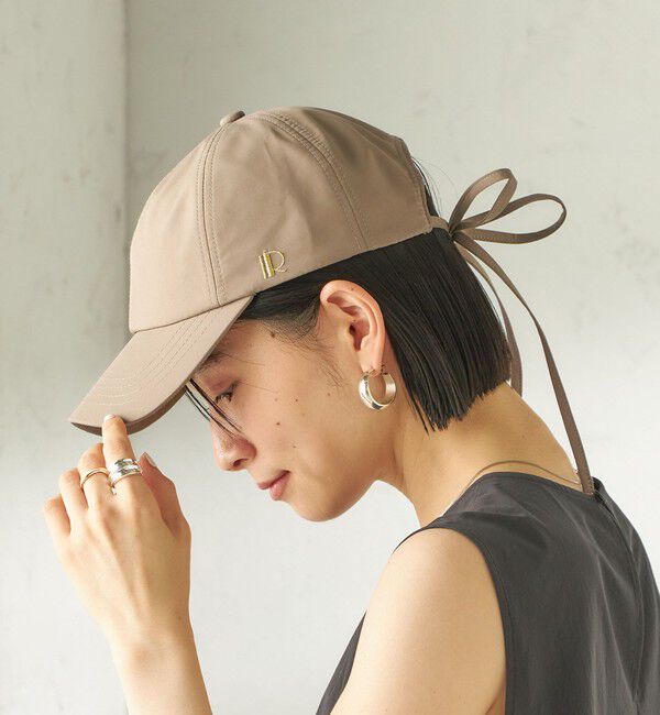 SHIPS for women「Revis:〈UVカット / 撥水 / 透湿〉リボン キャップ」|キャップ・キャスケット|