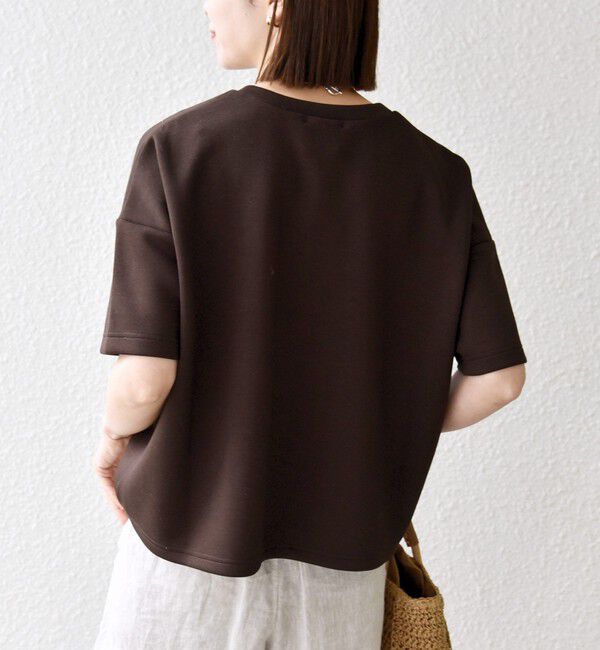 SHIPS any「《予約》SHIPS any:〈洗濯機可能〉エンブロイダリー ショートスリーブ プルオーバー」|Tシャツ・カットソー|